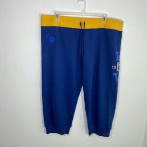 Walt Disney parks navy blue & yellow Embroidered Mickey sweatpants xxl